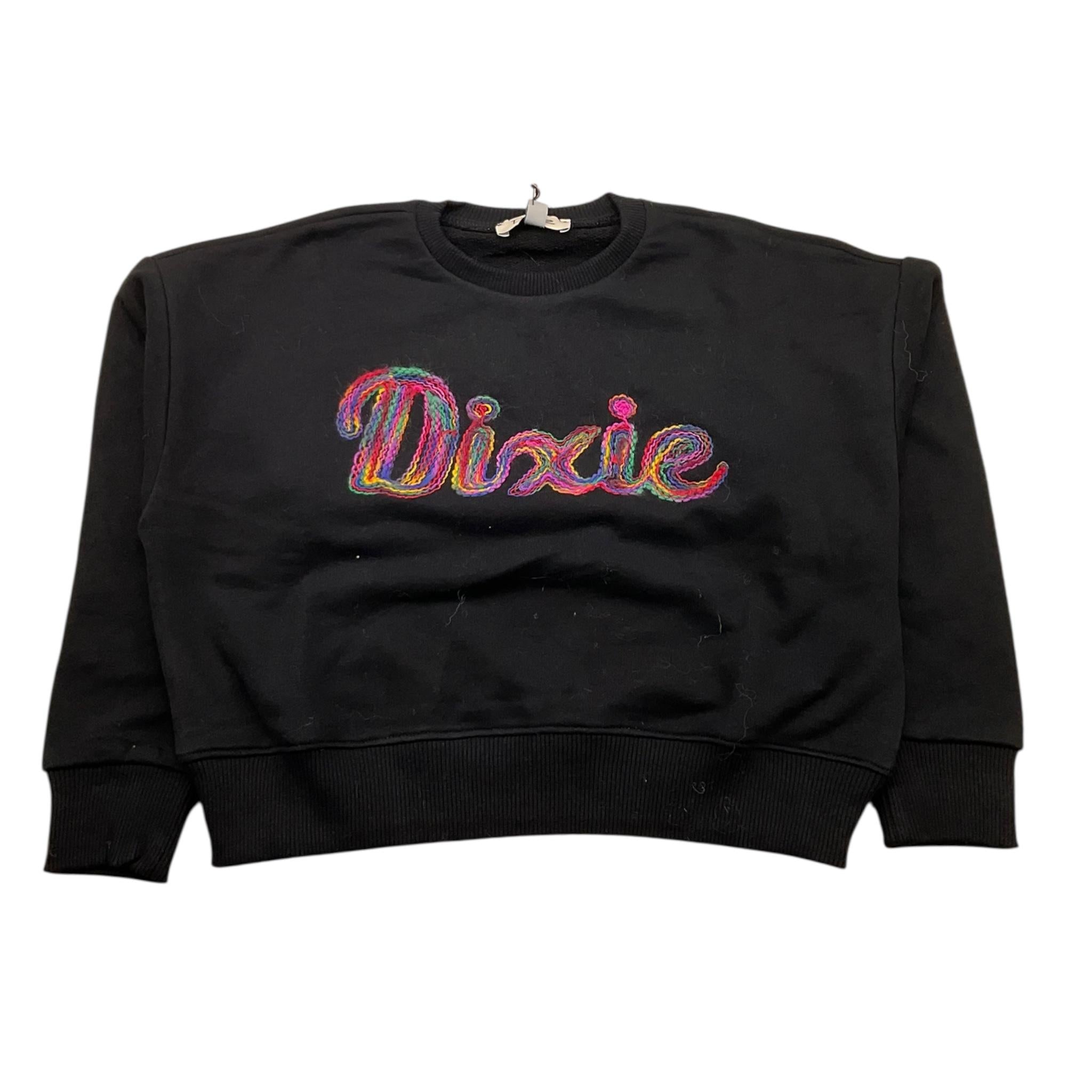 DIXIE felpa chiusa girocollo tinta unita Nero per Bambina LB40040G42 NERO DIXIE 