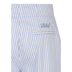 Philosophy Pantalone Tinta Unita con Fantasia A Righe per Bambina I1E414 AZZURRO PHILOSOPHY 