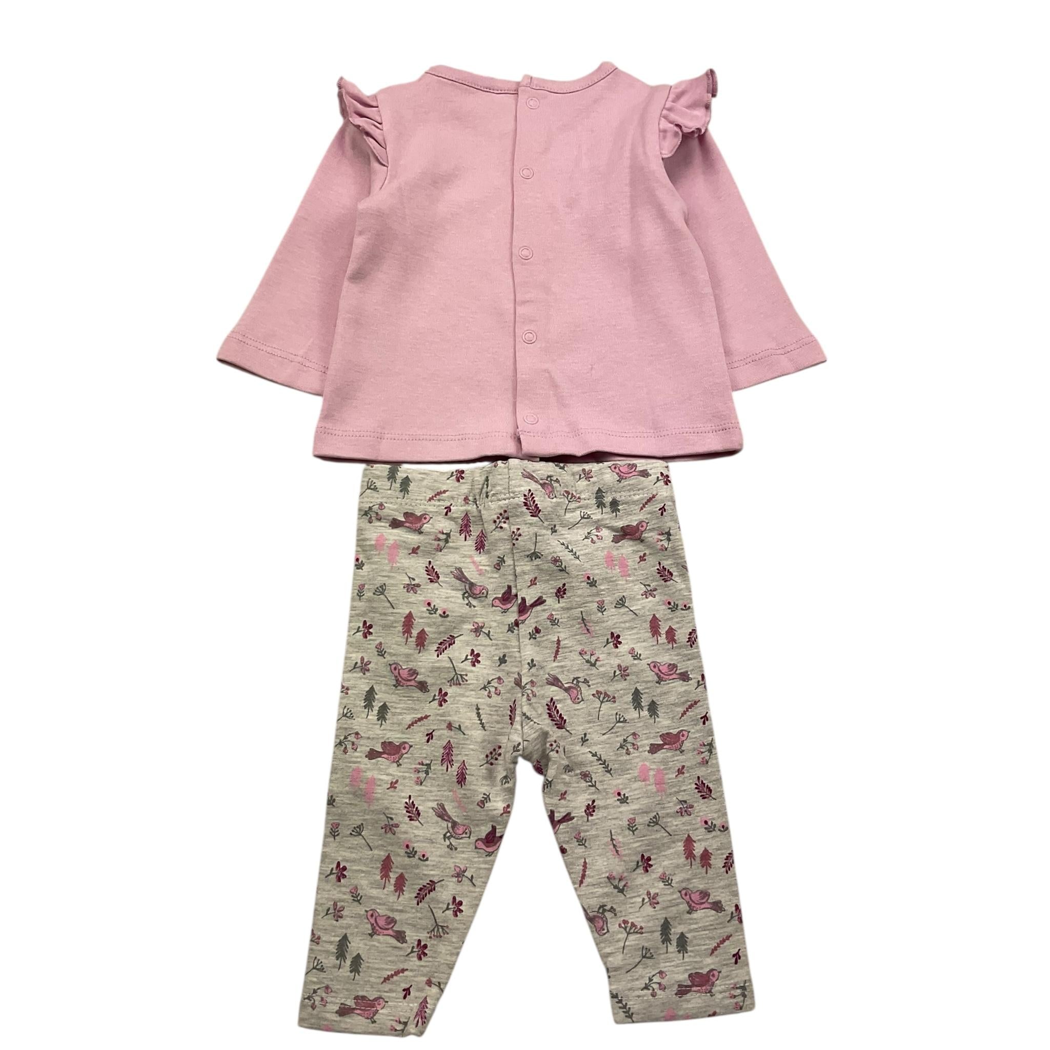 LOSAN completo 2 pezzi shirt-leggins Rosa per Neonata 51030927030002 ROSA LOSAN 