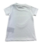 Trussardi T-Shirt Girocollo Tinta Unita con Logo per Neonato TIP26010TS BIANCO TRUSSARDI 