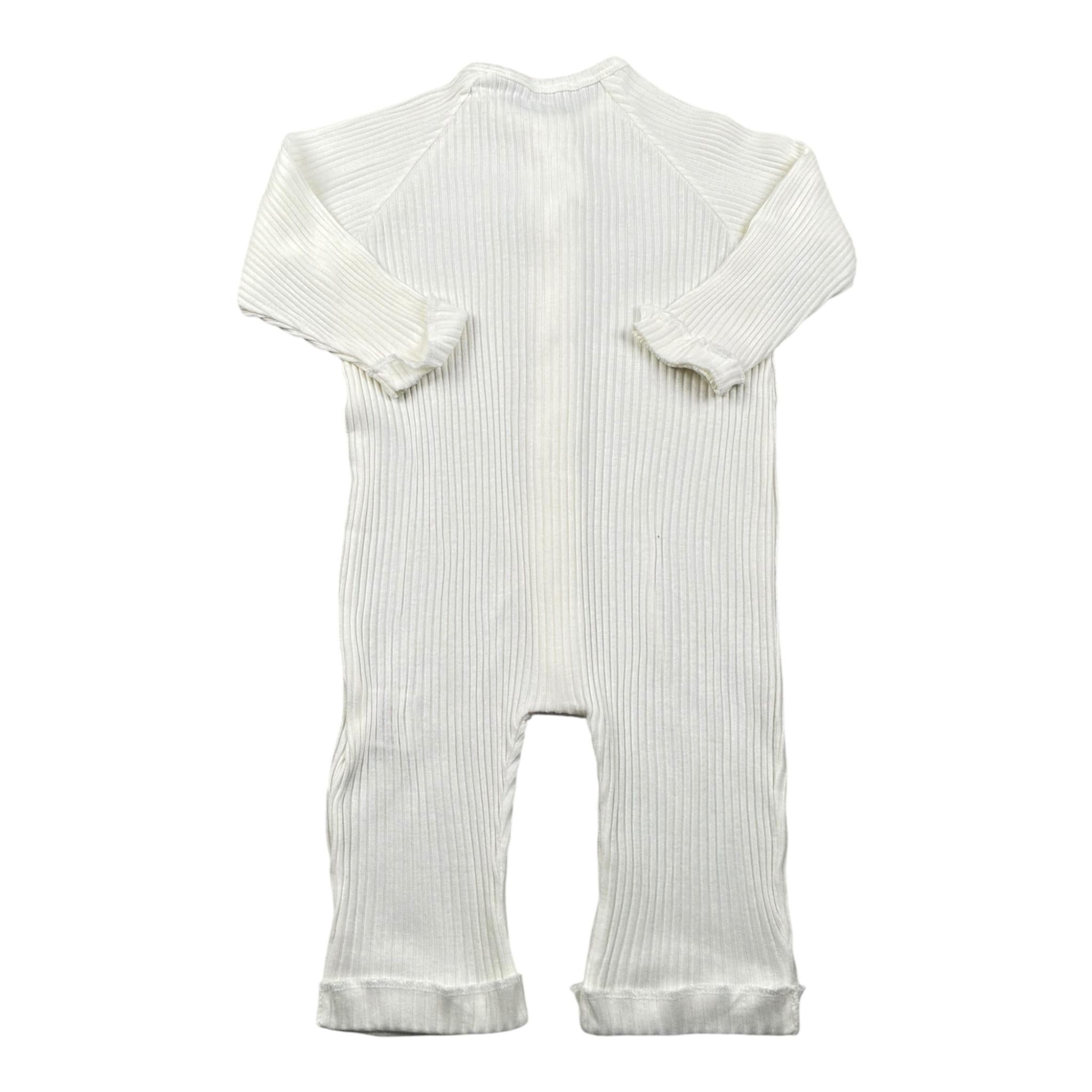 Babyvip Tutina Tinta Unita A Costine per Neonata RRHHR PANNA BABYVIP 