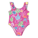 Mayoral Costume Intero tinta unita con Stampa Fuxia per Neonata 1742XX FUXIA MAYORAL 