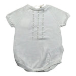 Wedoble Pagliaccetto Mezza Manica Tinta Unita per Neonato V2501305R BIANCO WEDOBLE 