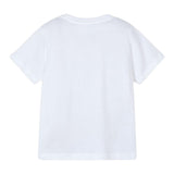 Mayoral T-Shirt Girocollo Tinta Unita con Stampa per Bambino 3046 BIANCO MAYORAL 