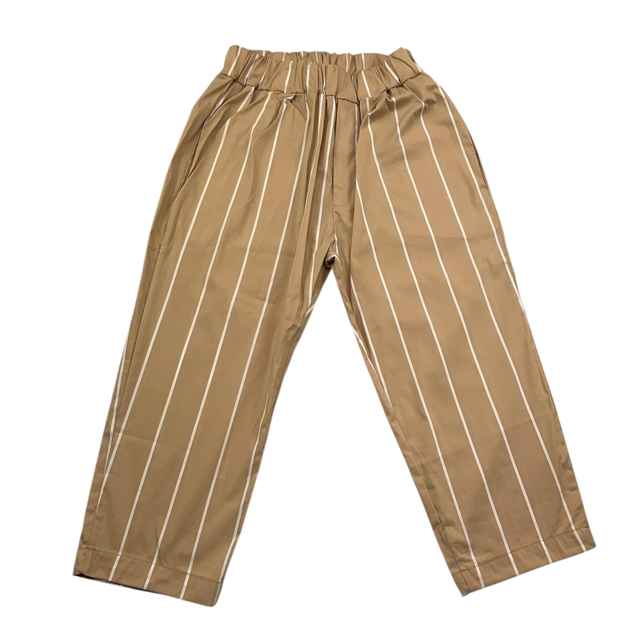 Pype Pantalone Tinta Unita con Elastico In Vita per Bambina PHILL BEIGE PYPE 