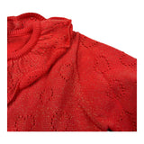 Carre'Ment Beau Cardigan Tinta Unita con Trafori per Bambina Y05219J CORALLO CARRE'MENT BEAU 