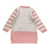 MAYORAL abito tinta unita in maglia cn stampa Rosa per Neonata 2918X ROSA MAYORAL 