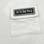 Iceberg T-Shirt Girocollo Tinta Unita con Stampa per Neonato TSICE5103BX BIANCO ICEBERG 