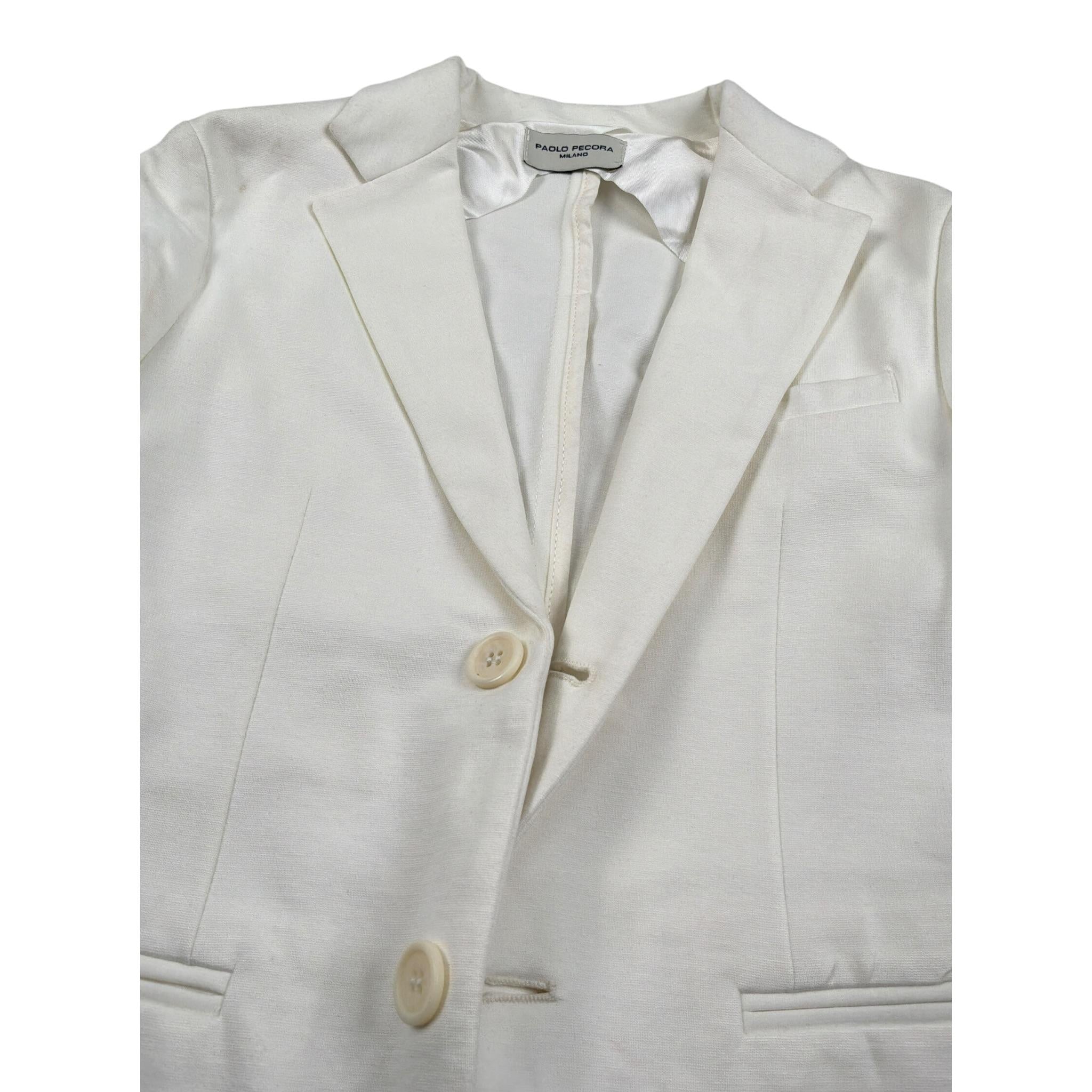 Paolo Pecora Giacca tinta unita Panna per Bambino PP2904 PANNA PAOLO PECORA 