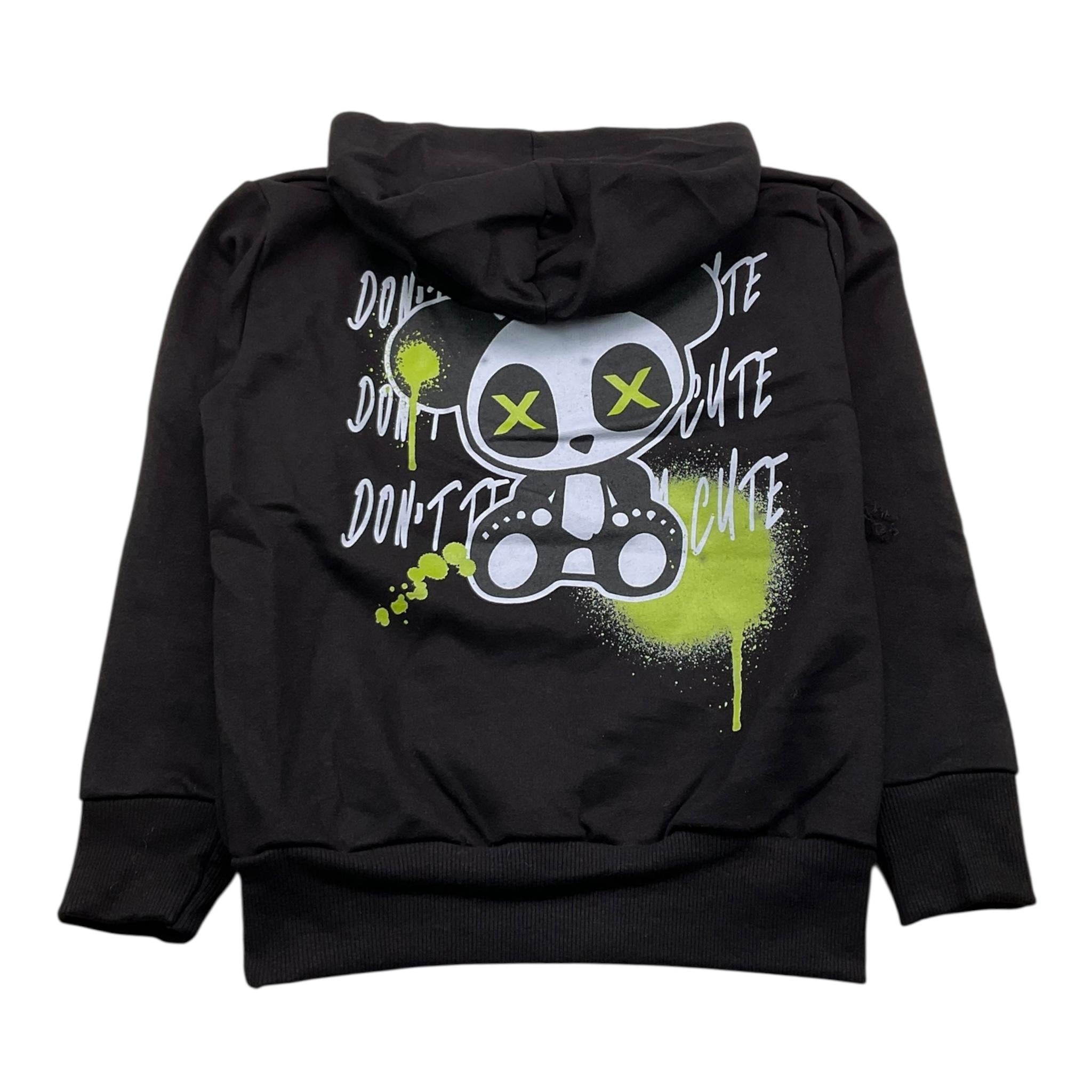 BASIC 2.0 felpa chiusa con cappuccio tinta unita Nero per Bambino 3038 NERO BASIC 2.0 