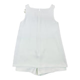 Elisabetta Franchi Tuta Intera Corta Tinta Unita  per Bambina EFTA101 BIANCO ELISABETTA FRANCHI 