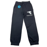 DIADORA pantalone tuta tinta unita cn logo Nero per Bambino F4DIJBF025 NERO DIADORA 