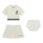 Guess Completo 3 Pezzi Maglia-Gonna-Mutandina per Neonata A5RG13Z37L1 PANNA GUESS 