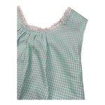 Wedoble Pagliaccetto Giromanica Fantasia Quadretti per Neonata V2505705X VERDE ACQUA WEDOBLE 