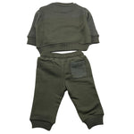 CESARE PACIOTTI completo 2 pezzi felpa-pantalone tinta unita Verde per Bambino MFP5354BBJX VERDE CESARE PACIOTTI 