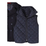FAY cappotto sfoderabile tinta unita con bottoni Blu per Bambino FV2Q00 BLU FAY 