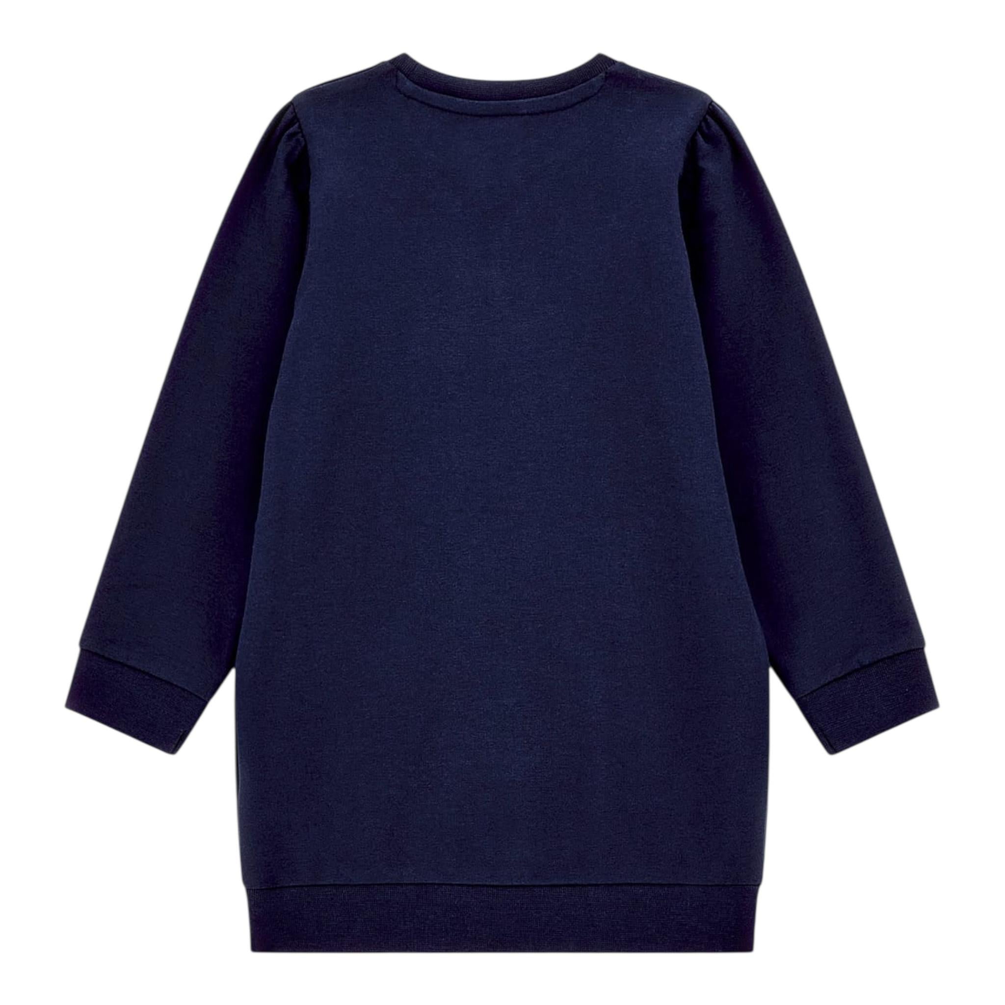 GUESS abito manica lunga tinta unita con brillantini Blu per Neonata K4YK16KA6V4 BLU GUESS 