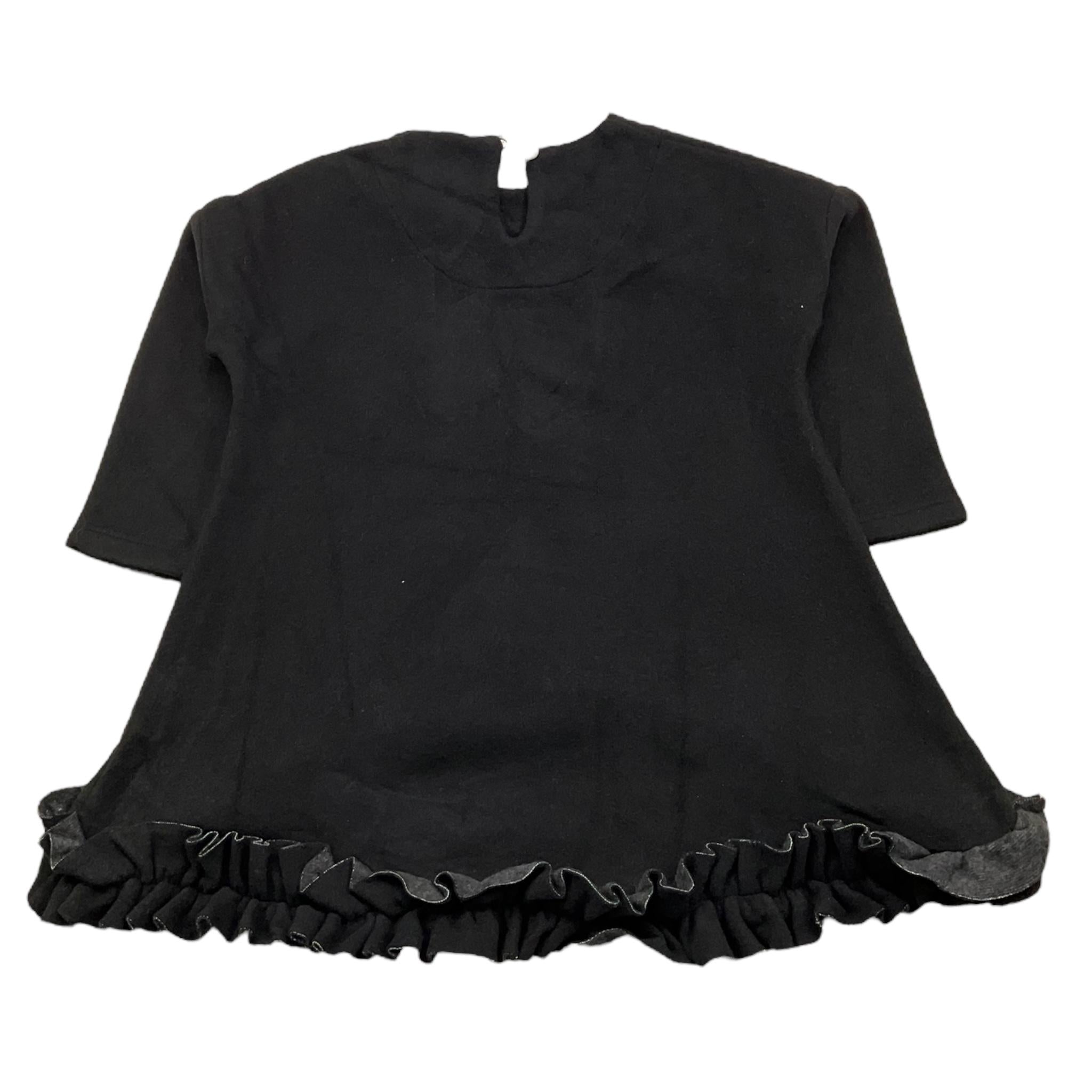 MAGIL maglia girocollo tinta unita asimmetrica Nero per Bambina GN21165 NERO MAGIL 