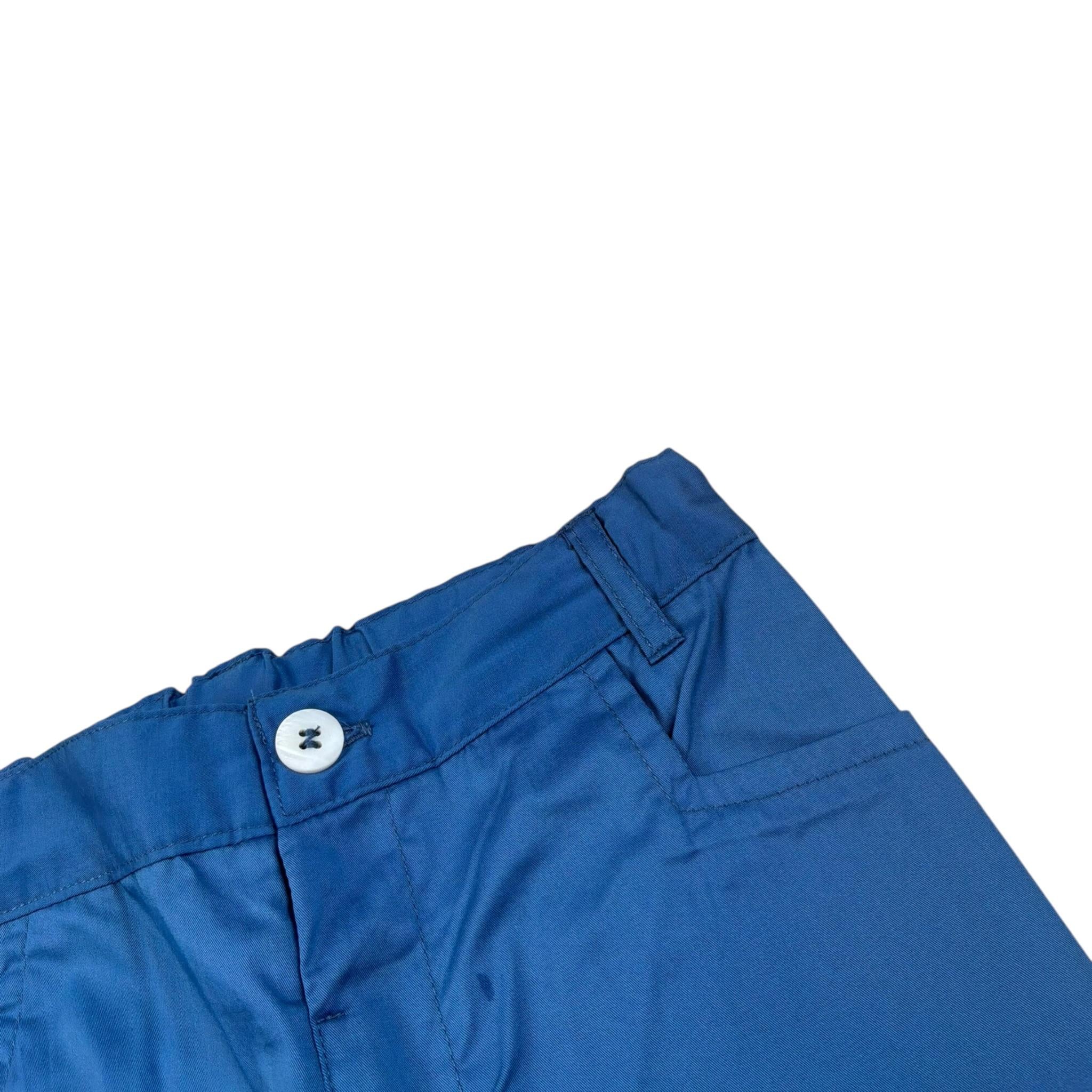 Malvi & Co Pantalone Tinta Unita con Girovita Regolabile per Neonato S24B216PNCD BLU MALVI & CO 