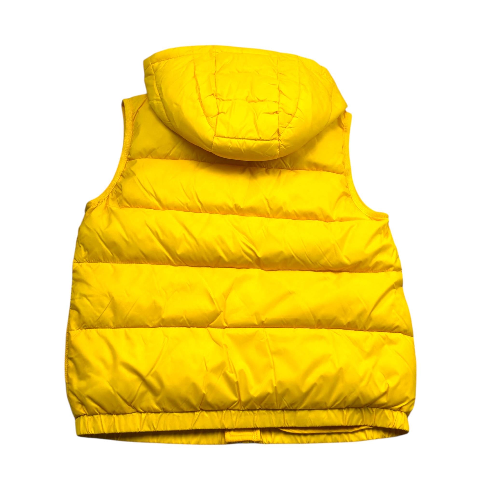 Moschino Giubbino Smanicato Tinta Unita con Zip per Bambino HMS054 GIALLO MOSCHINO 