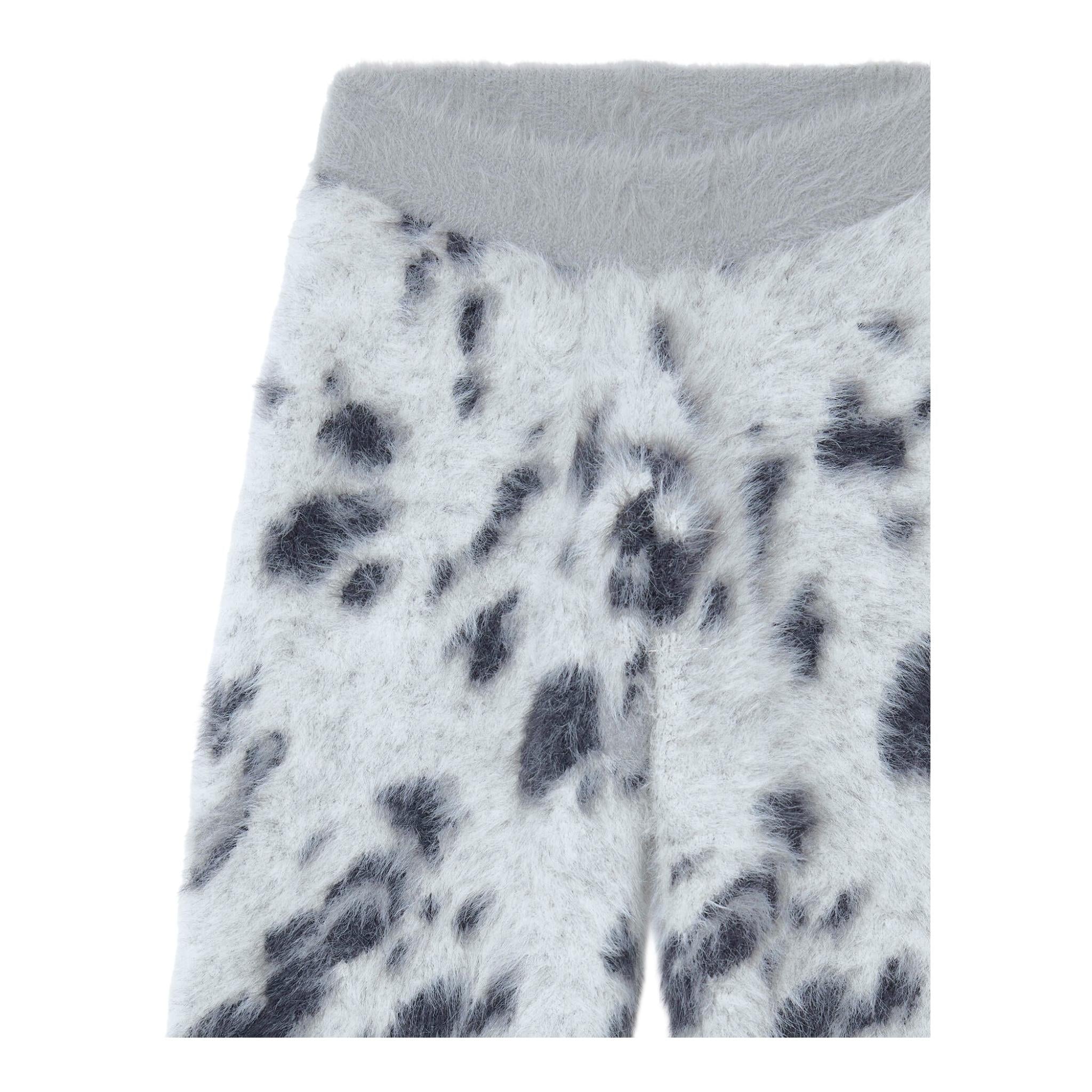 STELLA McCARTNEY pantalone tinta unita con stampa maculata Grigio per Bambina TV6A50 GRIGIO STELLA McCARTNEY 