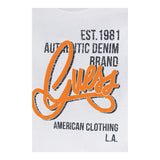 Guess T-Shirt Tinta Unita con Stampa per Bambino N5GI00K8HM4 BIANCO GUESS 