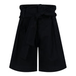 FUN & FUN short tinta unita con cintura Nero per Bambina FCJSO00062 NERO FUN & FUN 