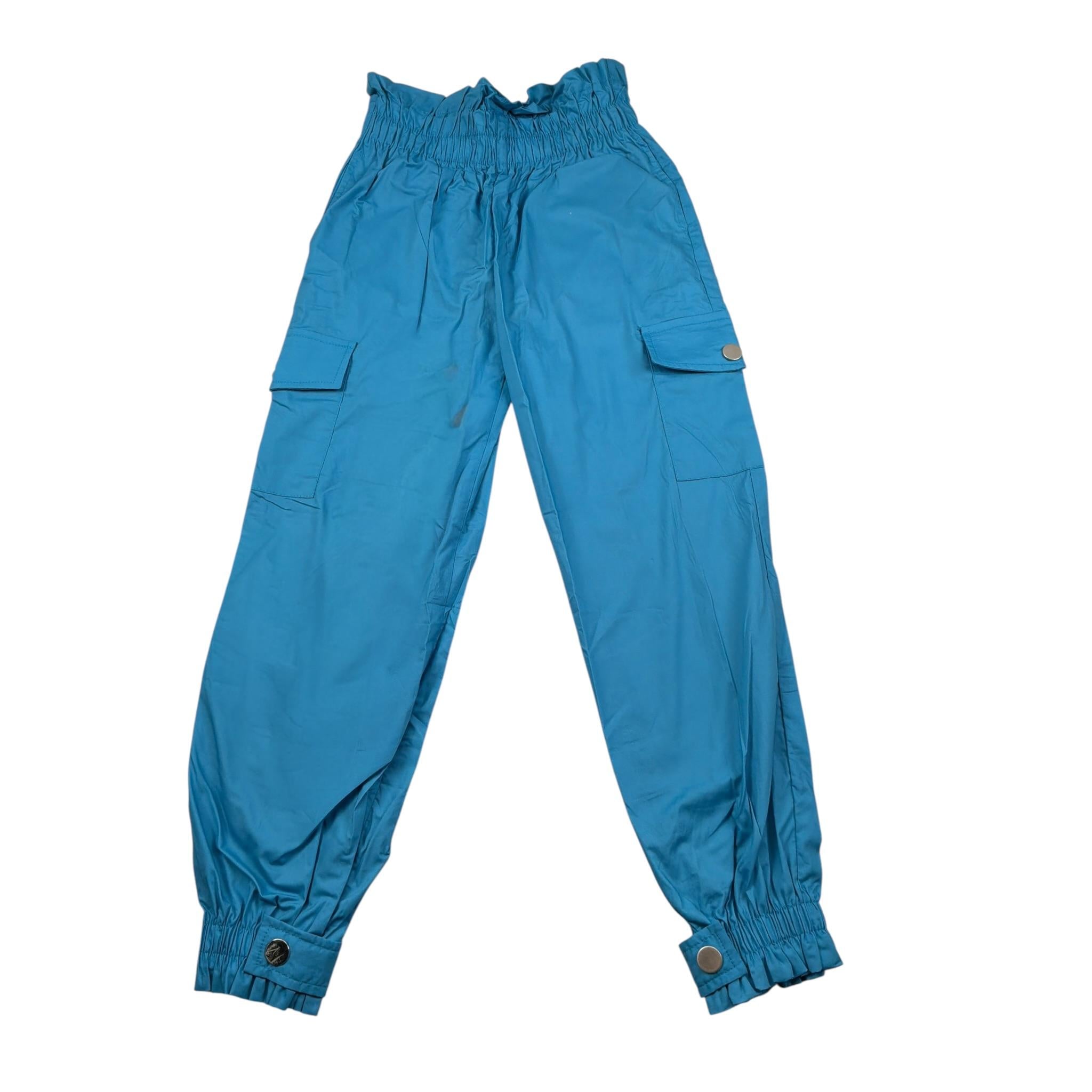 J'Aime' Pantalone tinta unita con Elastico In Vita Azzurro per Bambina 5189G AZZURRO J'AIME' 