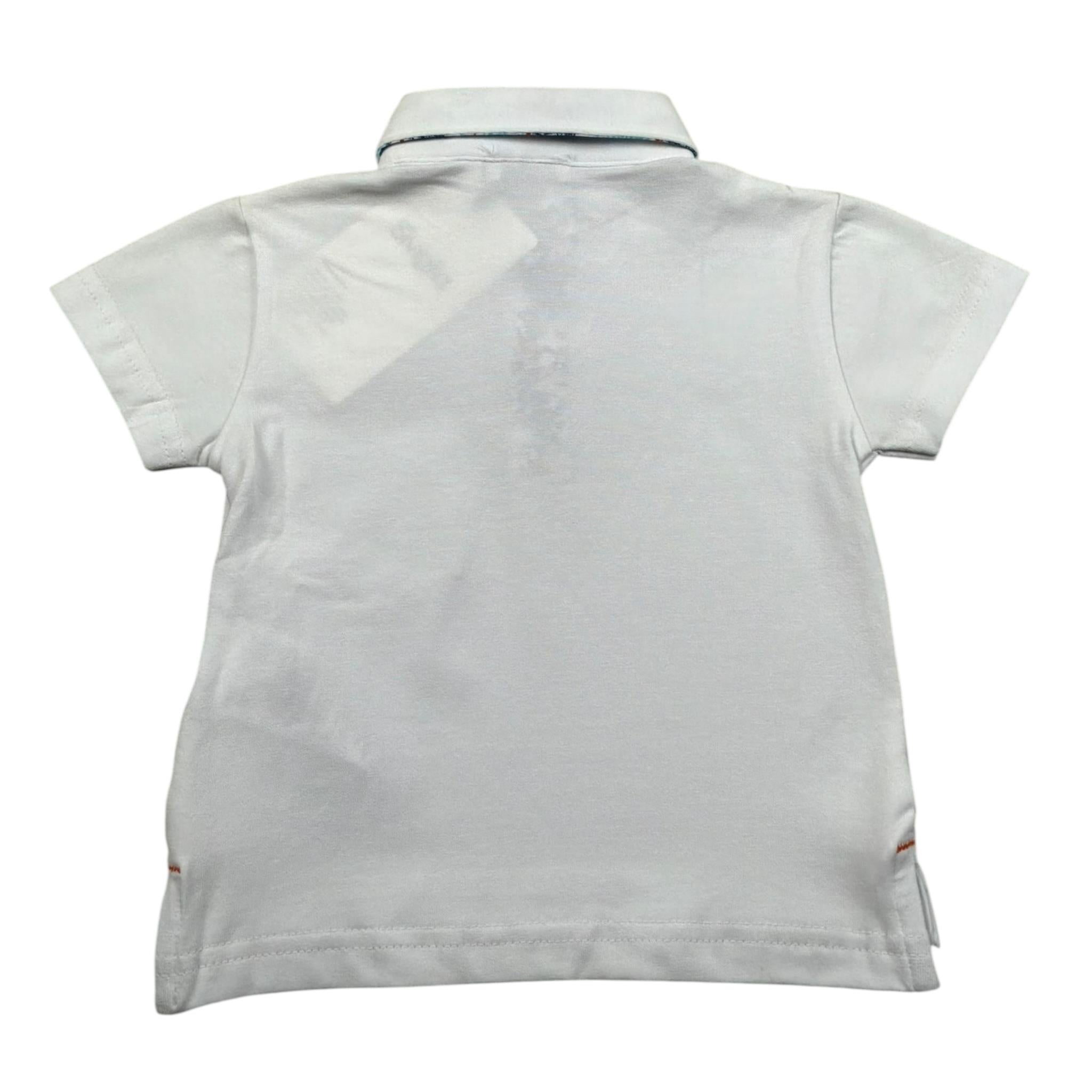 Siviglia Polo Mezza Manica Tinta Unita con Taschino per Bambino SVNTS17280J BIANCO SIVIGLIA 