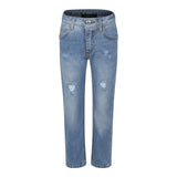 John Richmond Jeans Tinta Unita con Girovita Regolabile per Bambino RBP25182JE AZZURRO JOHN RICHMOND 