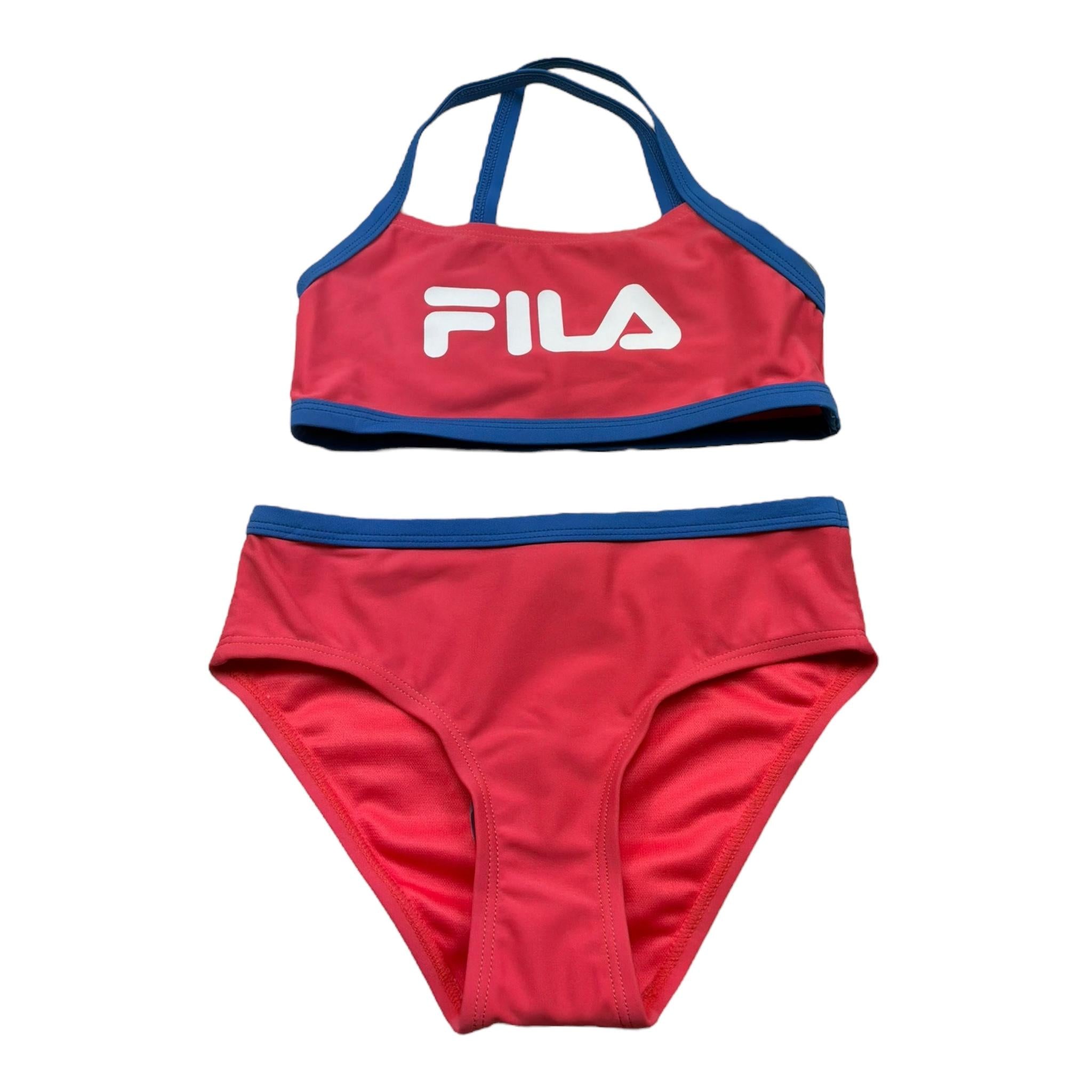 Fila Costume 2 Pezzi Top-Mutandina per Bambina FAK0421 ROSA FILA 