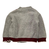 LE BEBE' cardigan tinta unita con contrasti Grigio per Neonato LBB5159 GRIGIO LE BEBE' 