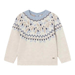 MAYORAL maglia tinta unita con stampa Beige per Bambina 2323J BEIGE MAYORAL 