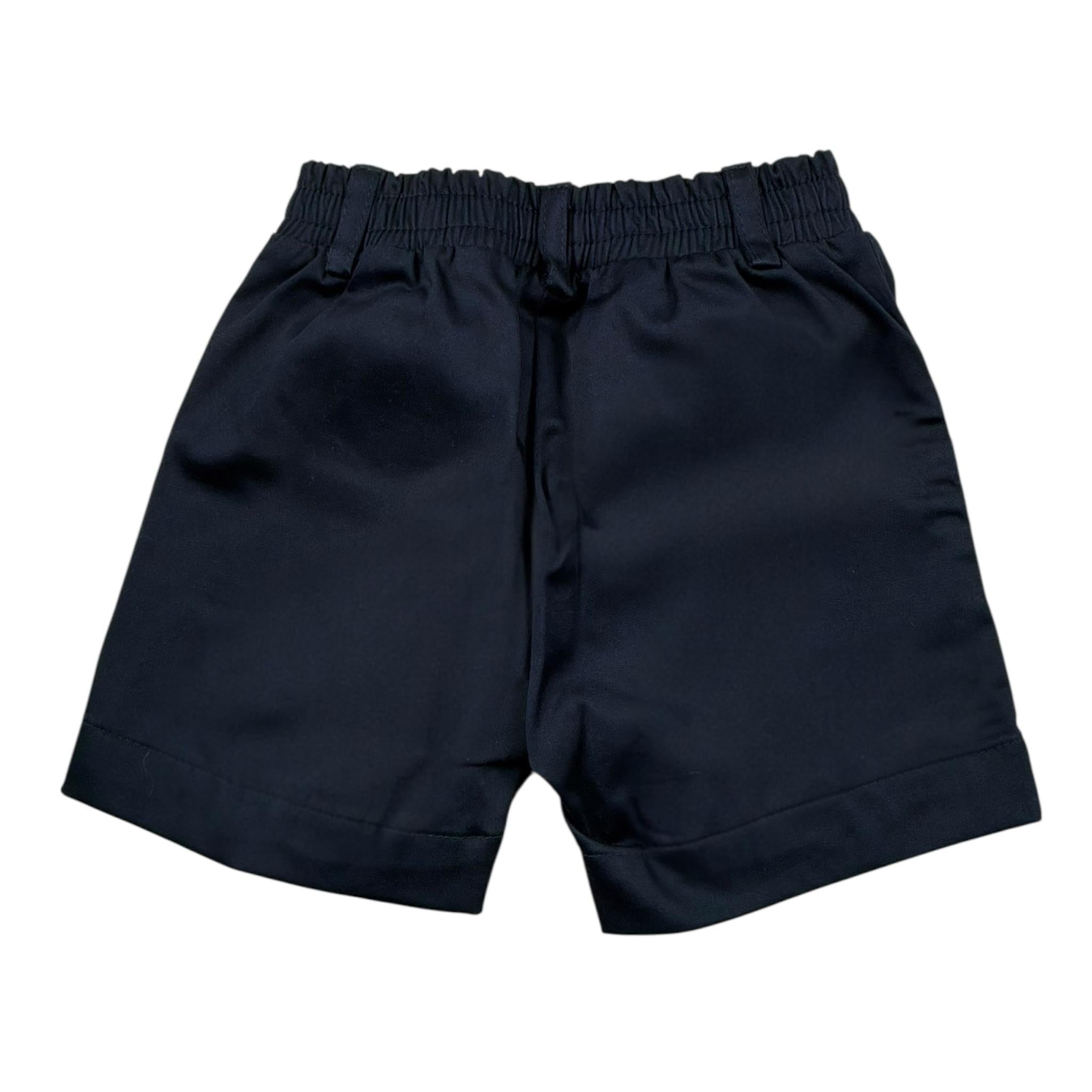 Le Bebe' Bermuda Tinta Unita con Elastico In Vita per Neonato LBB3692 BLU LE BEBE' 