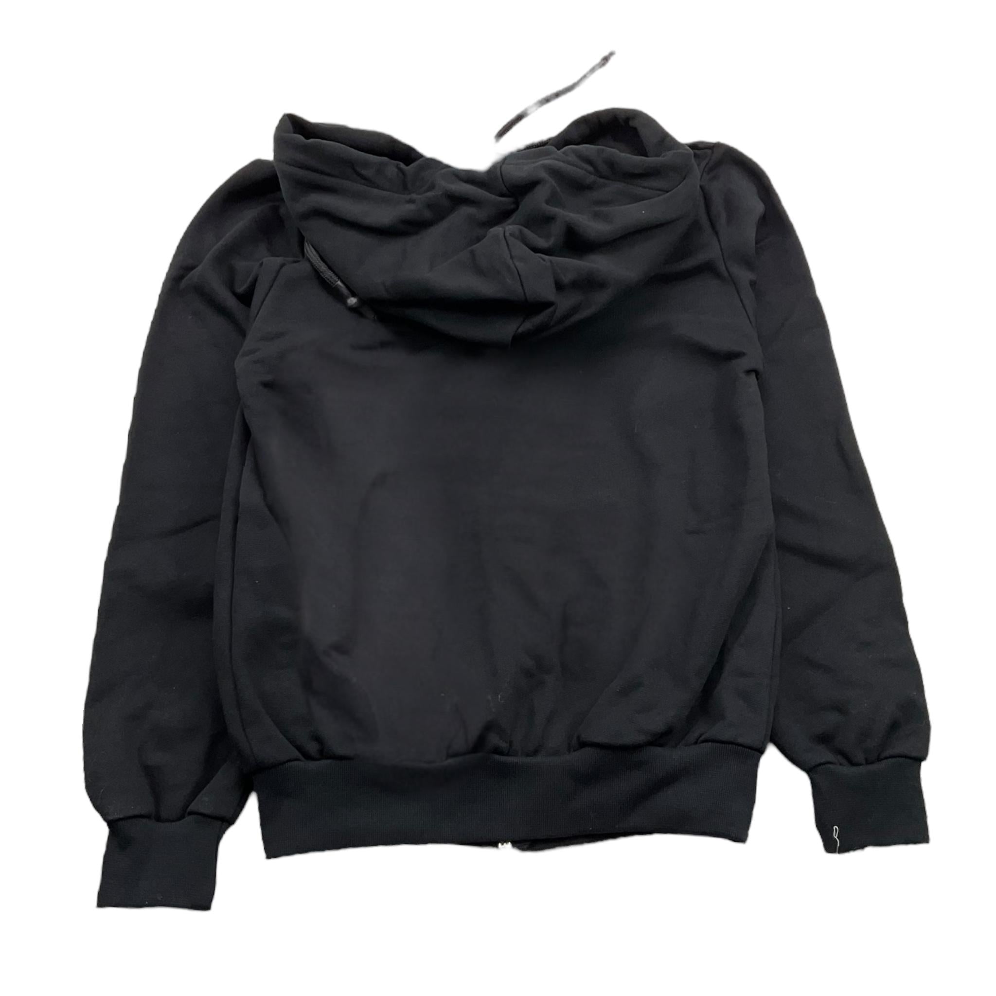 DROPSEASON2 felpa con zip e cappuccio tinta unita Nero per Bambino FW242K36X NERO DROPSEASON2 