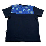 Daniele Alessandrini T-Shirt Girocollo Tinta Unita con Stampa per Neonato 1296M00036 BLU DANIELE ALESSANDRINI 