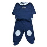 Cesare Paciotti Completo 2 Pezzi Shirt-Ghettina Tinta Unita per Neonato CPP5101N BLU CESARE PACIOTTI 