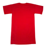 Moschino Abito Mezza Manica Tinta Unita con Stampa per Bambina HDV0HT ROSSO MOSCHINO 