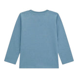 Guess Shirt Girocollo Tinta Unita con Stampa per Bambino N5RI26K8HM4 PETROLIO GUESS 