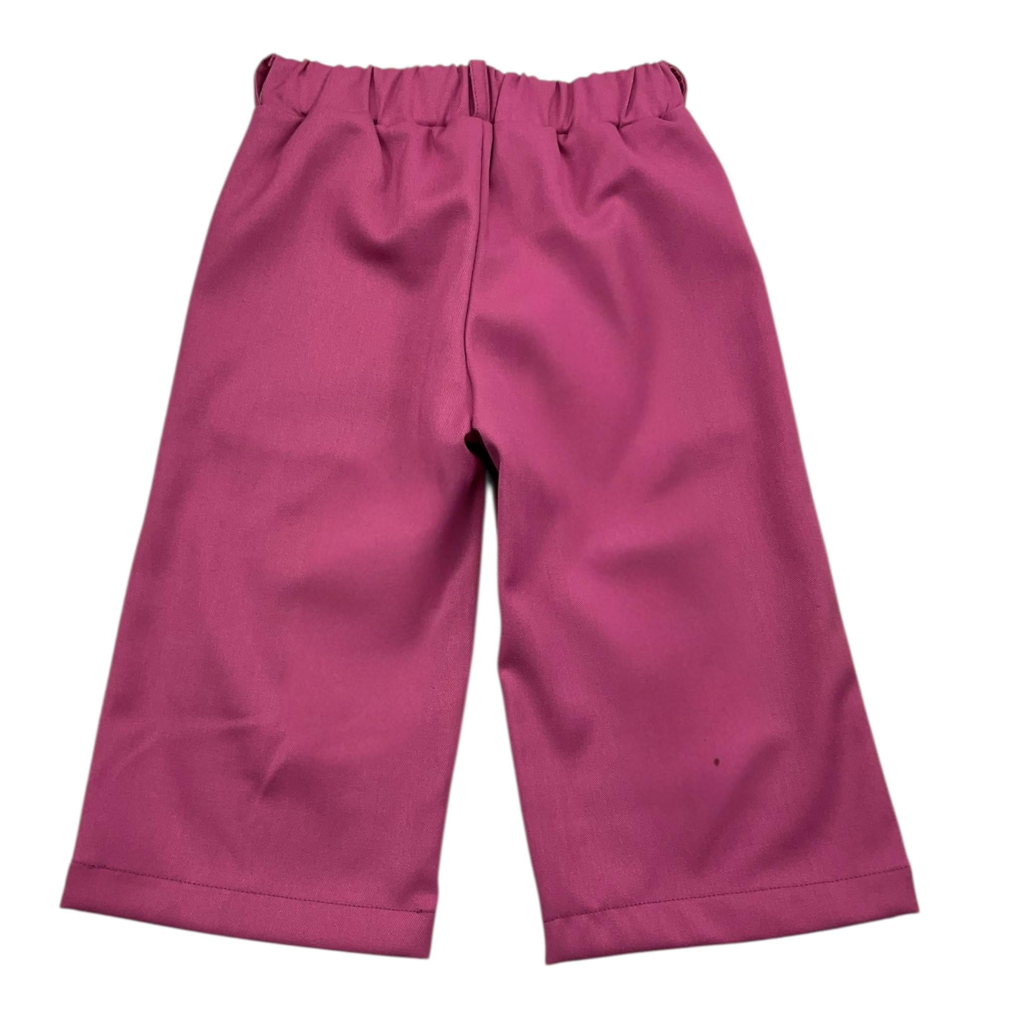 LIU JO pantalone tinta unita modello a palazzo Viola per Bambina KF3089 VIOLA LIU JO 