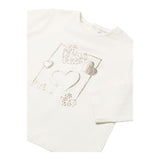 MAYORAL shirt girocollo tinta unita con stampa Bianco per Neonata 116 BIANCO MAYORAL 