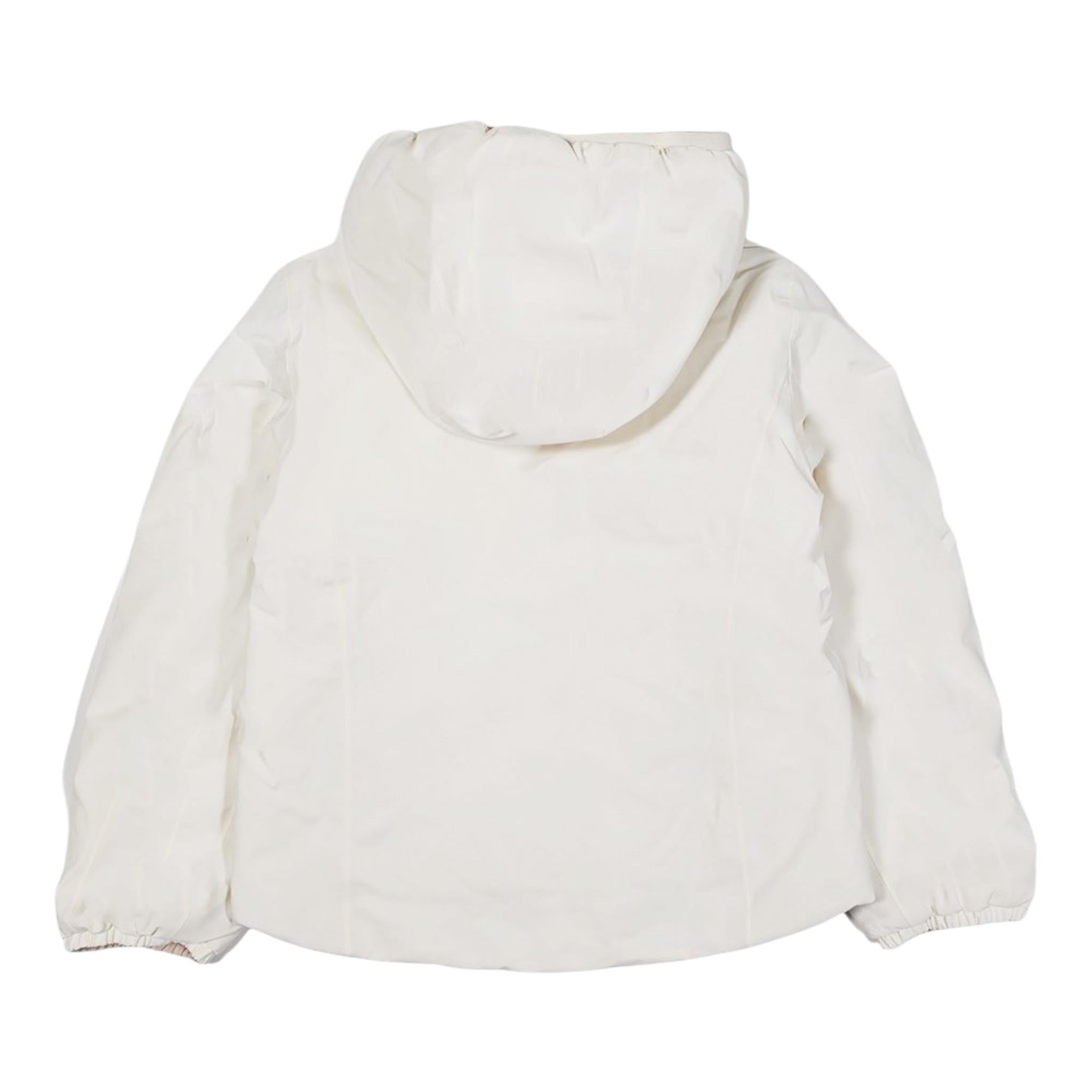 K-WAY giubbino reversibile con zip e cappuccio bicolore Bianco/rosa per Bambina K5123QW BIANCO/ROSA K-WAY 