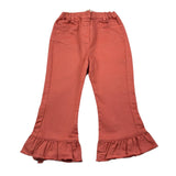 Zhoe & Tobiah Pantalone Tinta Unita Modello Zampa per Bambina J&P6FJ COCCIO ZHOE & TOBIAH 