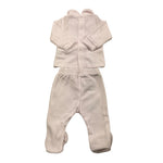 NANAN completo 2 pezzi maglia-ghettina in ciniglia Rosa per Neonata I2201401R ROSA NANAN 