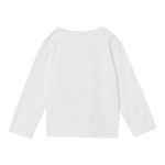 LIU JO shirt girocollo tinta unita con stampa brillantinata Panna per Bambina KF4065X PANNA LIU JO 