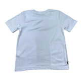 K-Way T-Shirt Girocollo Tinta Unita con Stampa per Bambino K4146DW BIANCO K-WAY 