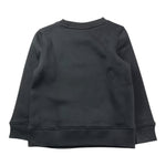 CALVIN KLEIN felpa tinta unita girocollo con stampa Nero per Bambino B02337K NERO CALVIN KLEIN 