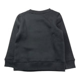 CALVIN KLEIN felpa tinta unita girocollo con stampa Nero per Bambino B02337K NERO CALVIN KLEIN 