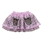 Nunzia Corinna Gonna tinta unita con Stampe Rosa per Bambina NJ2316068 ROSA NUNZIA CORINNA 