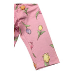 Monnalisa Leggins Tinta Unita con Stampa per Neonata 31A400 ROSA MONNALISA 